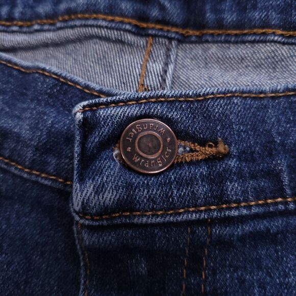 Wrangler Casual Denim Medium Wash Button Zip Jeans Mens Size 38x30 Blue - Picture 5 of 10
